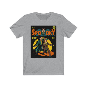 X-Files Spooky Bella+Canvas T-Shirt - Scully and Mulder UFO Aliens
