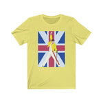 Freddie Mercury Unisex Bella+Canvas Short - UK Flag Queen