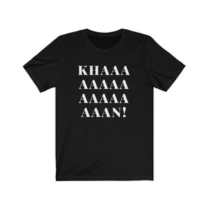 Star Trek Unisex Bella+Canvas Shirt - Khan! (White Text)