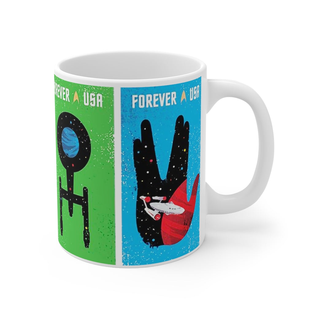 Star Trek Mug - Starfleet Academy Mug 11oz - To Boldly Go Where No One Has Gone Before