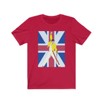 Freddie Mercury Unisex Bella+Canvas Short - UK Flag Queen