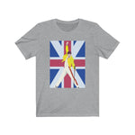 Freddie Mercury Unisex Bella+Canvas Short - UK Flag Queen