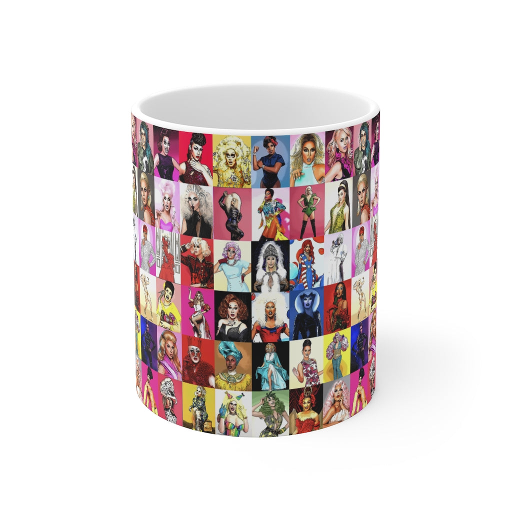 RuPaul Drag Race Coffee Mug 11 Oz- Your Favourite Drag Queens