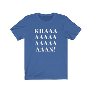 Star Trek Unisex Bella+Canvas Shirt - Khan! (White Text)