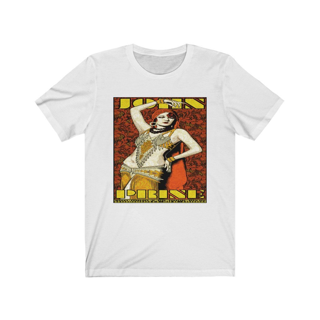 John Prine Unisex Bella+Canvas T-Shirt - Amsterdam Woman