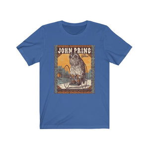 John Prine Unisex Bella+Canvas T-Shirt - Owl Print