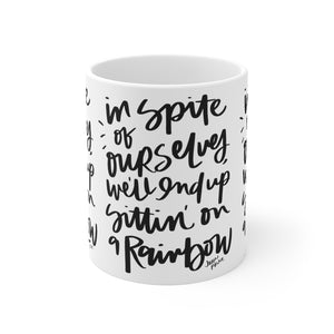 John Prine Mug - Mug 11oz - We'll End Up Sittin' On A Rainbow