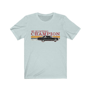 Supernatural Winchester Brothers Unisex Bella+Canvas Shirt - Hunting Champion