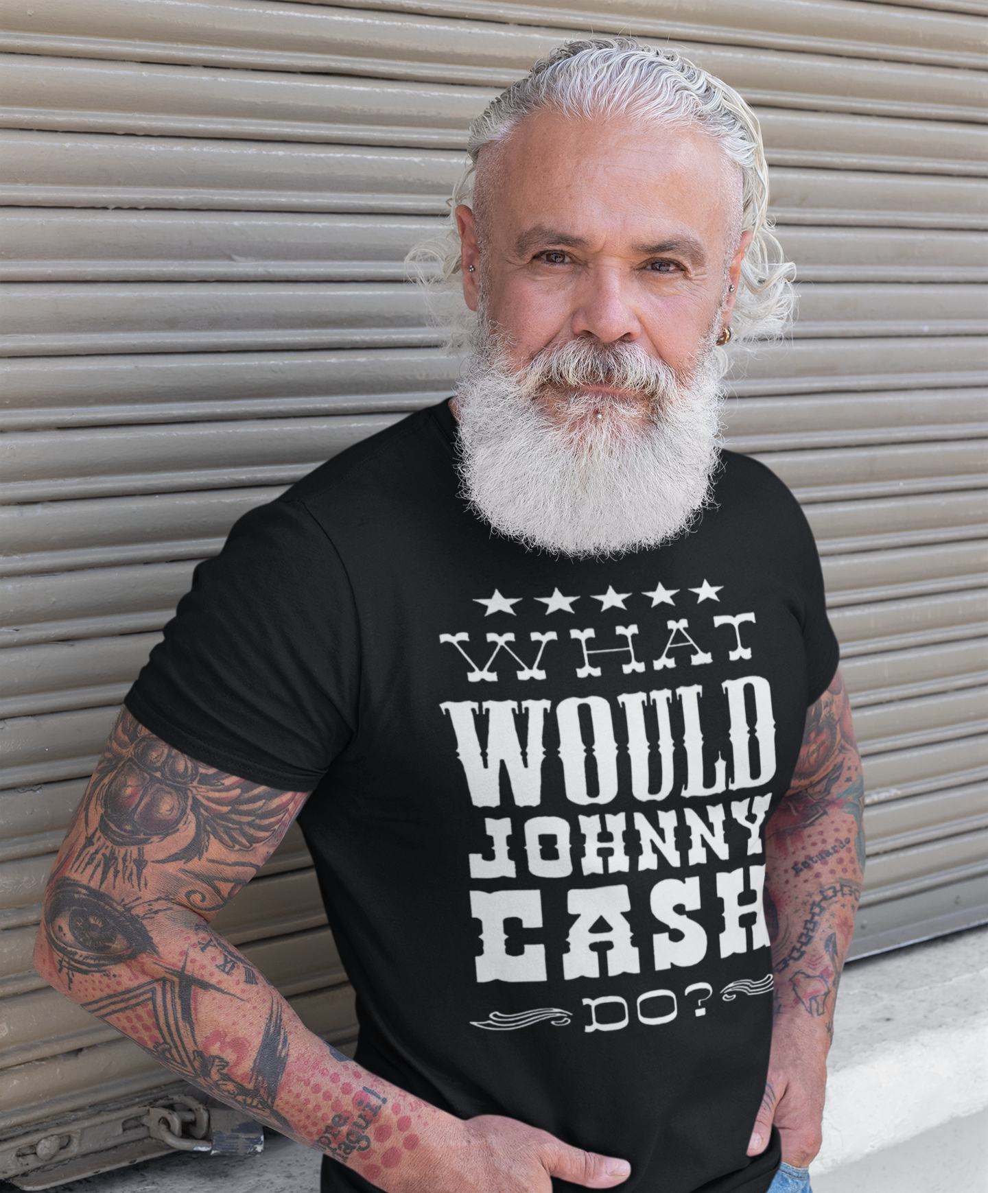 Johnny Cash Unisex Bella+Canvas Shirt - What Would Johnny Cash Do?