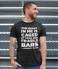 Johnny Cash Unisex Bella+Canvas Shirt - The Beast In Me Is Caged