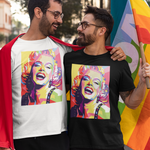 Marilyn Monroe Unisex Bella+Canvas T-Shirt - Diamonds Are A Girl's Best Friend