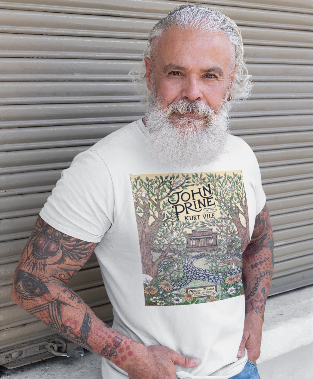 John Prine Unisex Bella+Canvas T-Shirt - Tree of Forgiveness