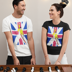 Freddie Mercury Unisex Bella+Canvas Short - UK Flag Queen