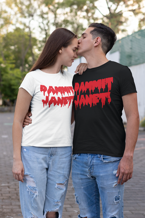 Rocky Horror Picture Show Unisex Bella+Canvas Shirt - Dammit Janet