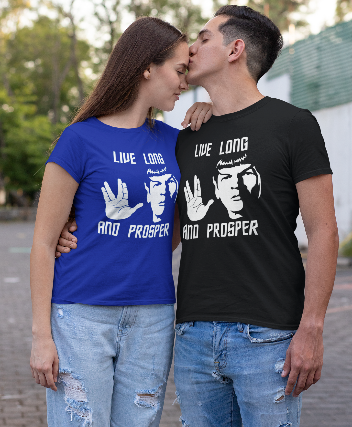 Star Trek Unisex Bella+Canvas Shirt - Spock Live Long And Prosper