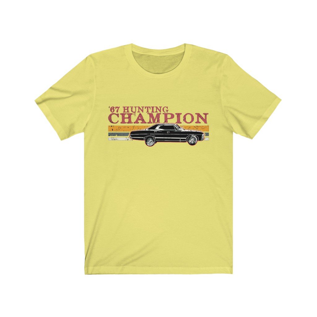 Supernatural Winchester Brothers Unisex Bella+Canvas Shirt - Hunting Champion