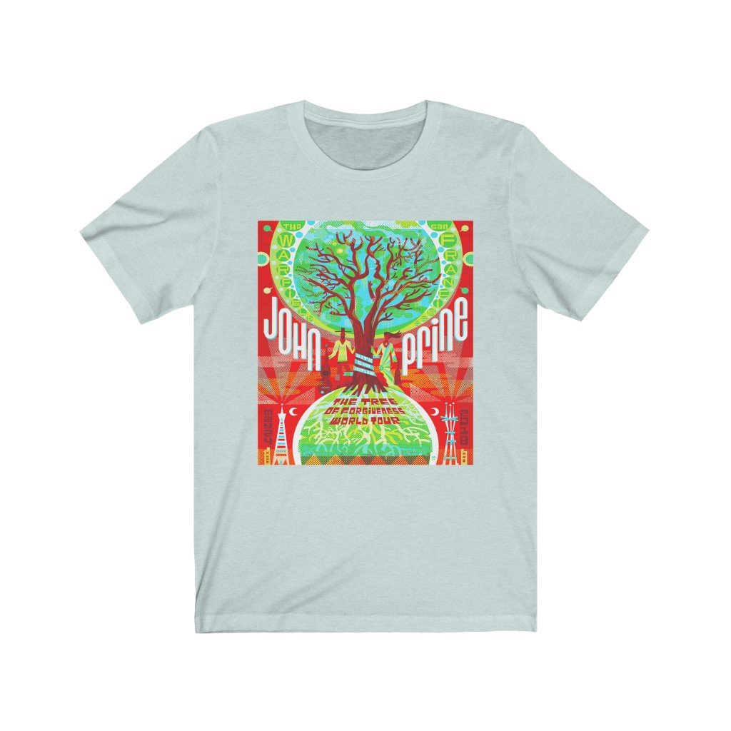 John Prine Unisex Bella+Canvas T-Shirt - Tree of Forgiveness Tour