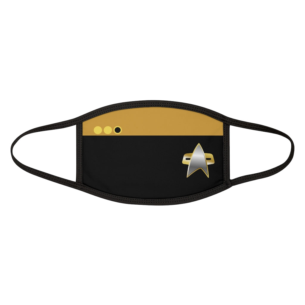 Star Trek Voyager Face Mask - Operations Officer - Lieutenant Commander