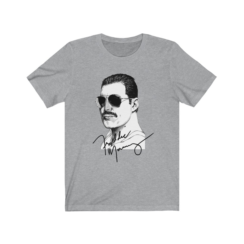 Freddie Mercury Unisex Bella+Canvas Shirt - Queen Freddie Signature