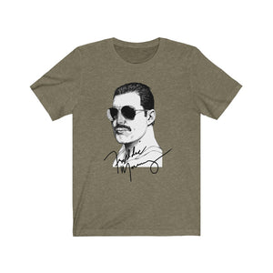 Freddie Mercury Unisex Bella+Canvas Shirt - Queen Freddie Signature