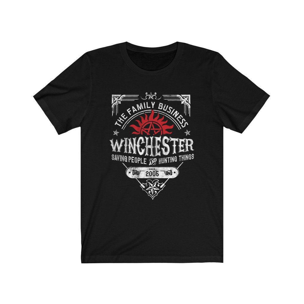 Supernatural Winchester Brothers Unisex Bella+Canvas Shirt - The Family Business