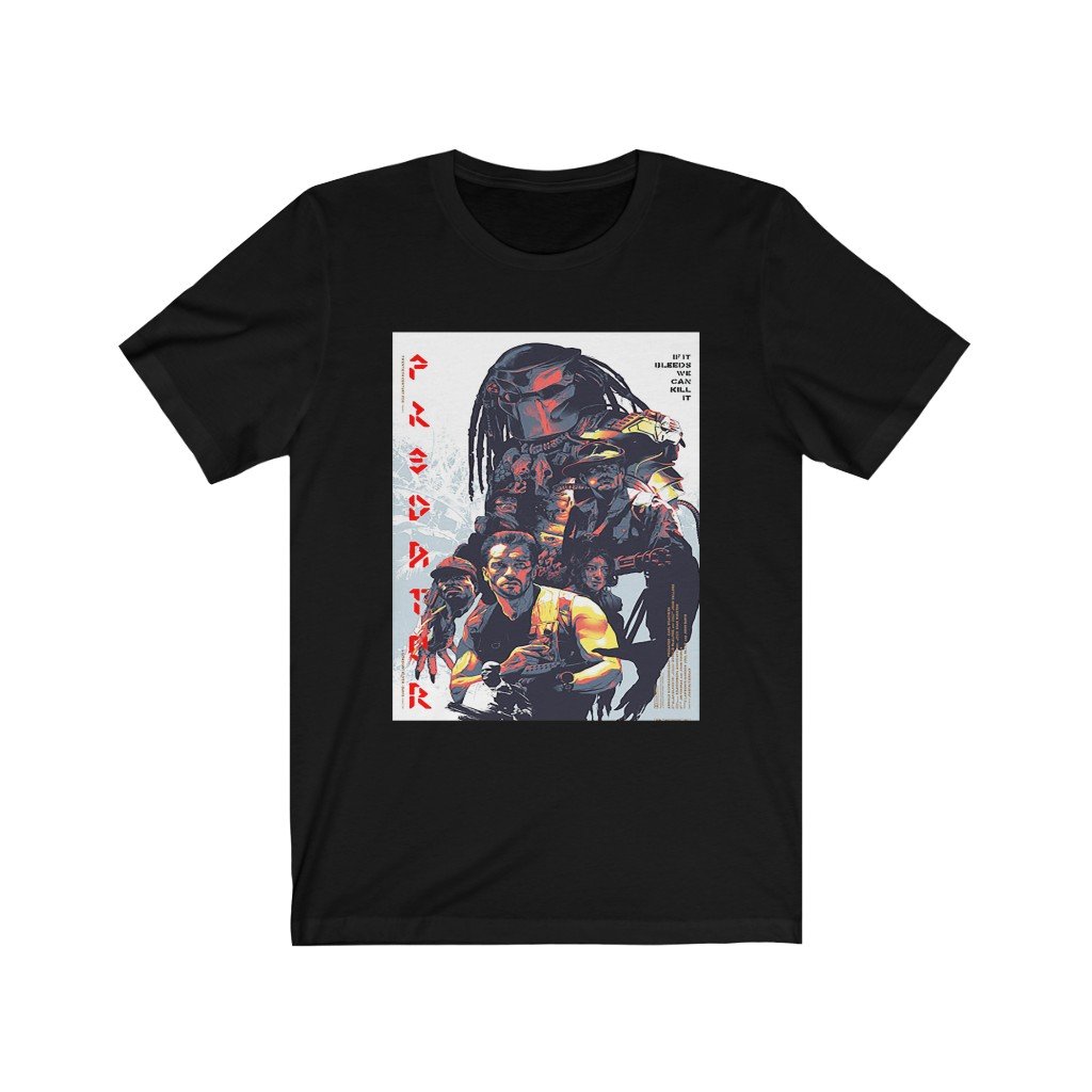 Predator Movie Unisex Bella+Canvas T-Shirt - Arnold Schwarzenegger