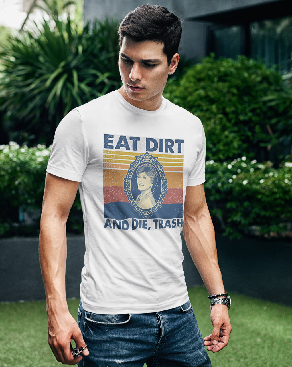 Golden Girls Unisex Bella+Canvas Shirt - Eat Dirt and Die Trash