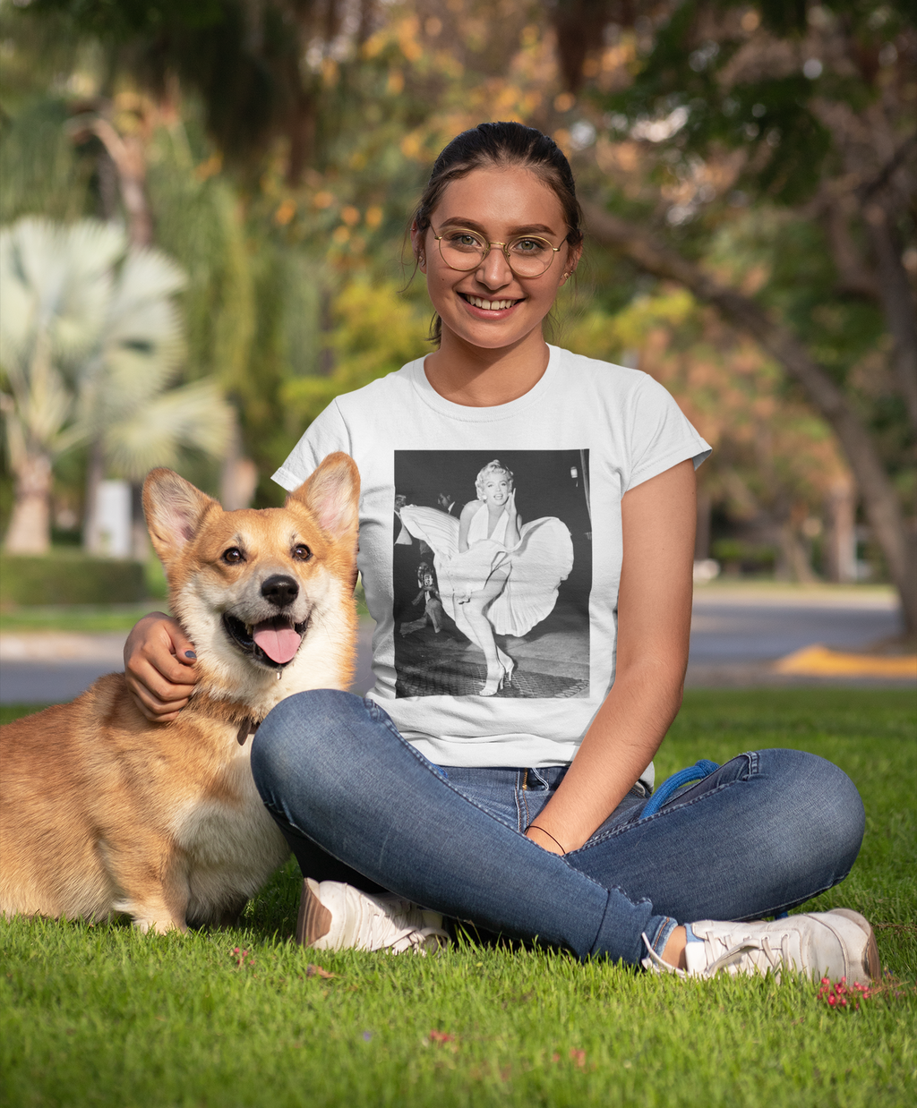 Marilyn Monroe Unisex Bella+Canvas T-Shirt - Diamonds Are A Girl's Best Friend